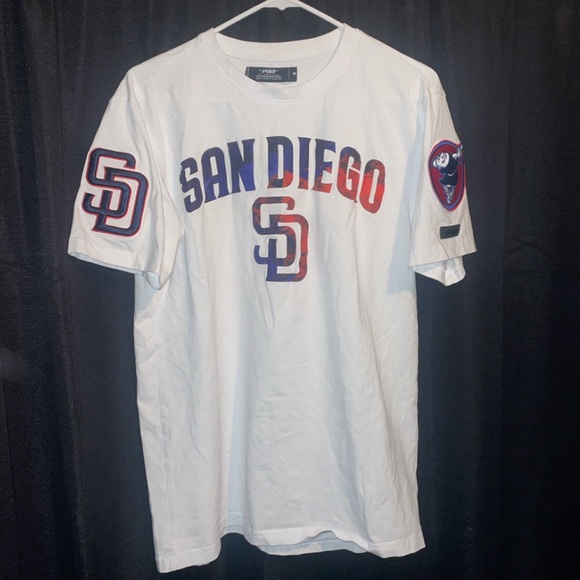 Pro Standard Other - San Diego Padres White T-Shirt Stitched Design